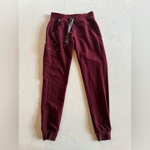 Women’s Figs Maroon Jogger Pants - Size S